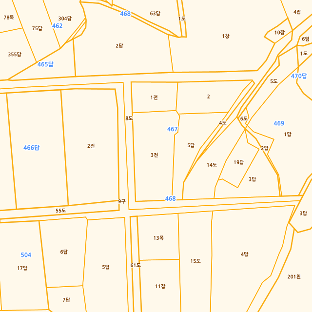 울산광역시 울주군 삼남읍 상천리 467-3 지적도