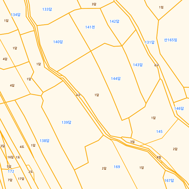울산광역시 울주군 상북면 궁근정리 140-1 지적도
