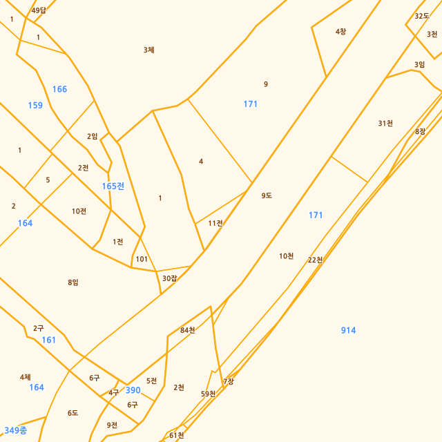 경기도 용인시 수지구 동천동 171-11 지적도