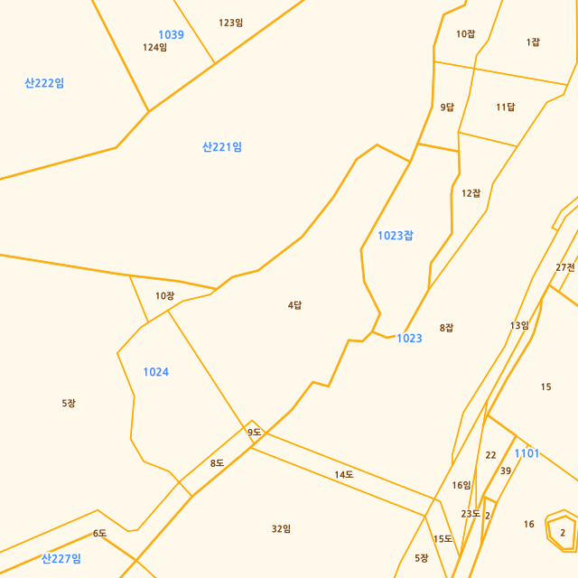 경기도 화성시 양감면 사창리 1024-4 지적도