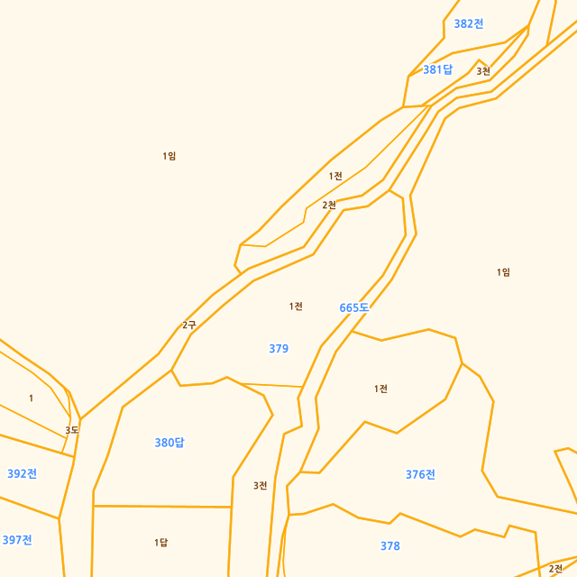 충청북도 충주시 대소원면 탄용리 379-1 지적도