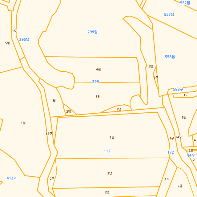 충청북도 충주시 금가면 도촌리 299-3 지적도