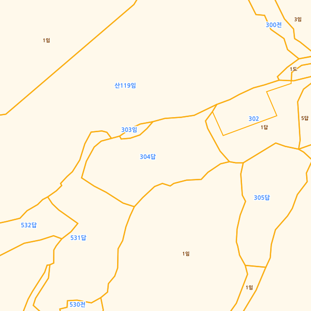 충청북도 제천시 봉양읍 장평리 304 지적도