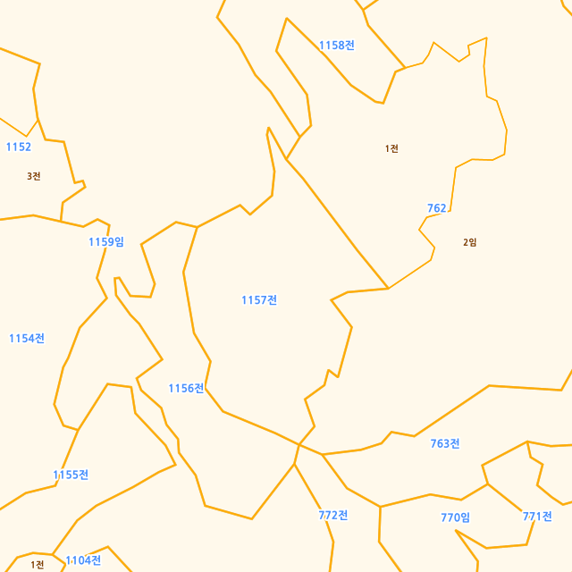 충청북도 제천시 수산면 수곡리 1157 지적도
