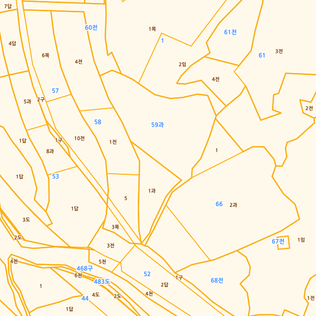 충청북도 옥천군 옥천읍 서대리 59 지적도