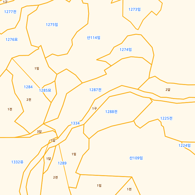 충청북도 옥천군 안남면 지수리 1287 지적도