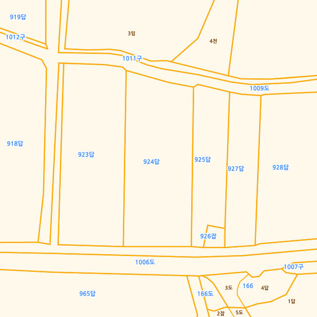 충청남도 아산시 영인면 성내리 924 지적도