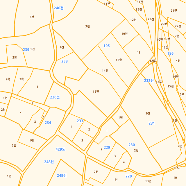 충청남도 아산시 신창면 수장리 195-15 지적도