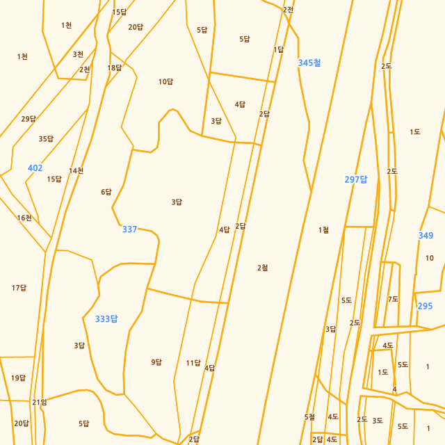 충청남도 논산시 연산면 천호리 334-4 지적도