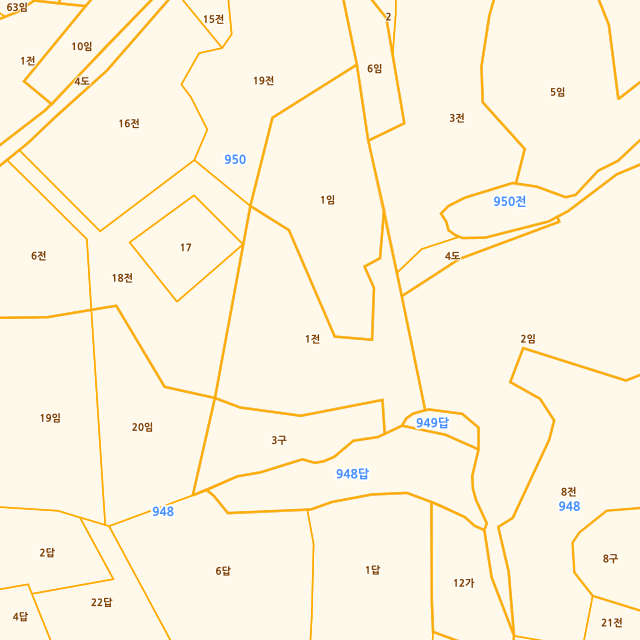 충청남도 당진시 석문면 통정리 949-1 지적도