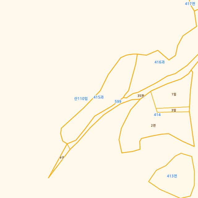 충청남도 금산군 복수면 지량리 415 지적도