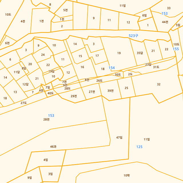 충청남도 예산군 예산읍 주교리 154-27 지적도