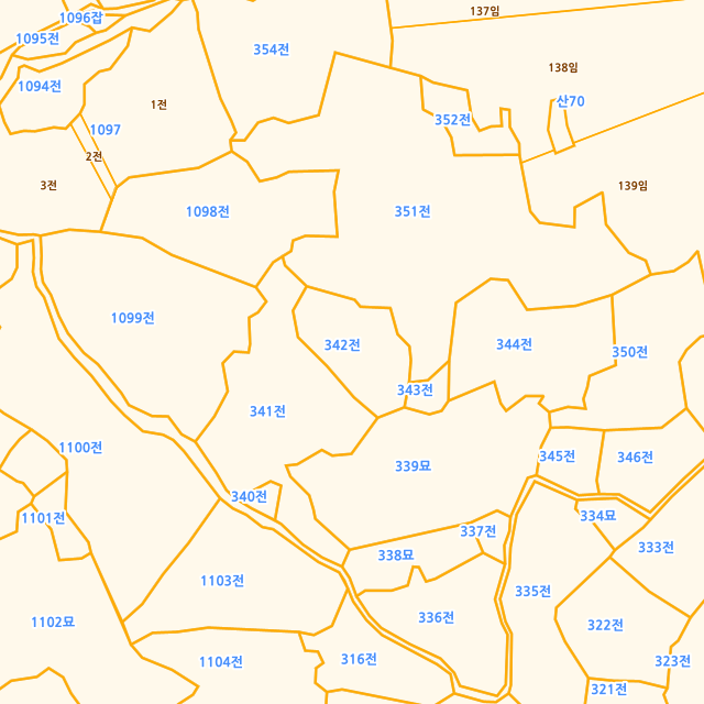 전라남도 여수시 삼산면 동도리 342 지적도