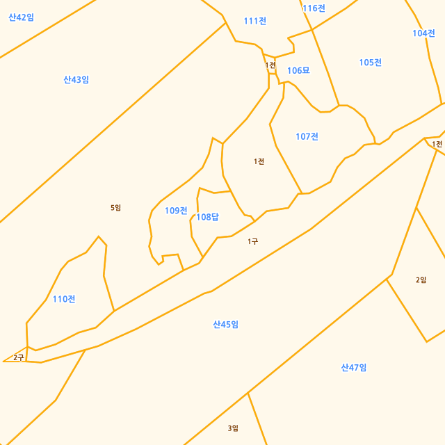 전라남도 순천시 해룡면 상내리 108 지적도