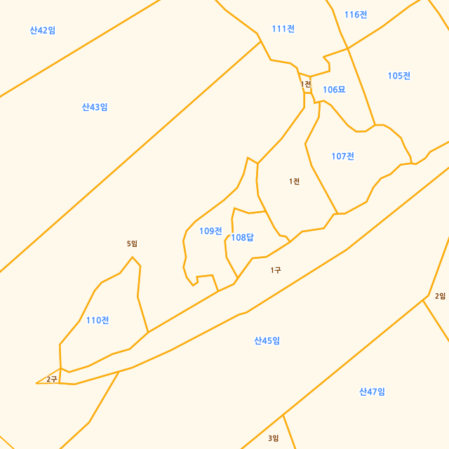 전라남도 순천시 해룡면 상내리 109 지적도