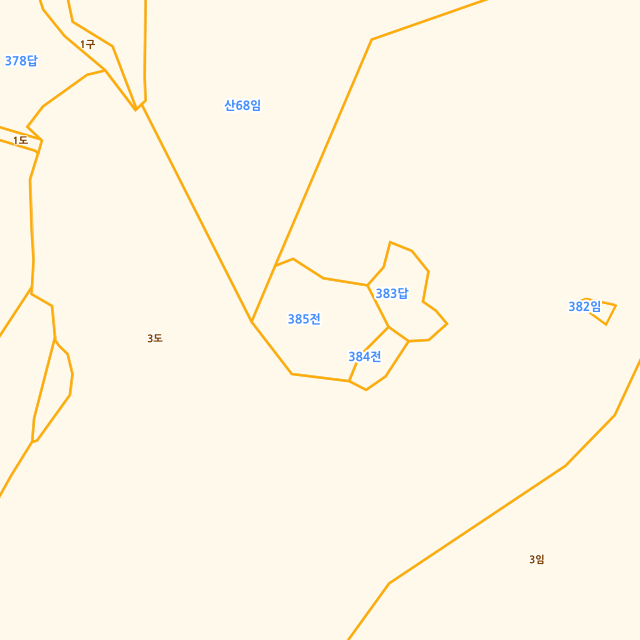 전라남도 순천시 상사면 비촌리 385 지적도