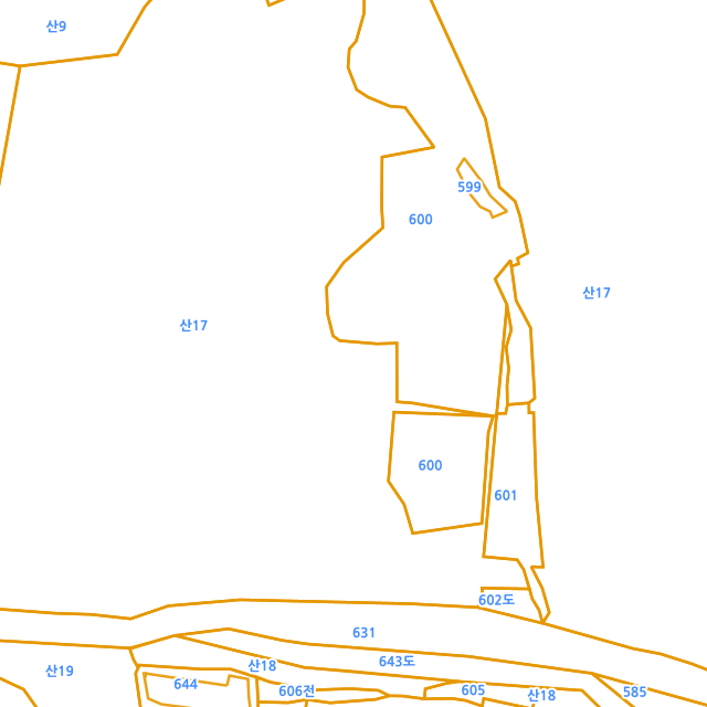 전라남도 함평군 학교면 고막리 산17-16 지적도