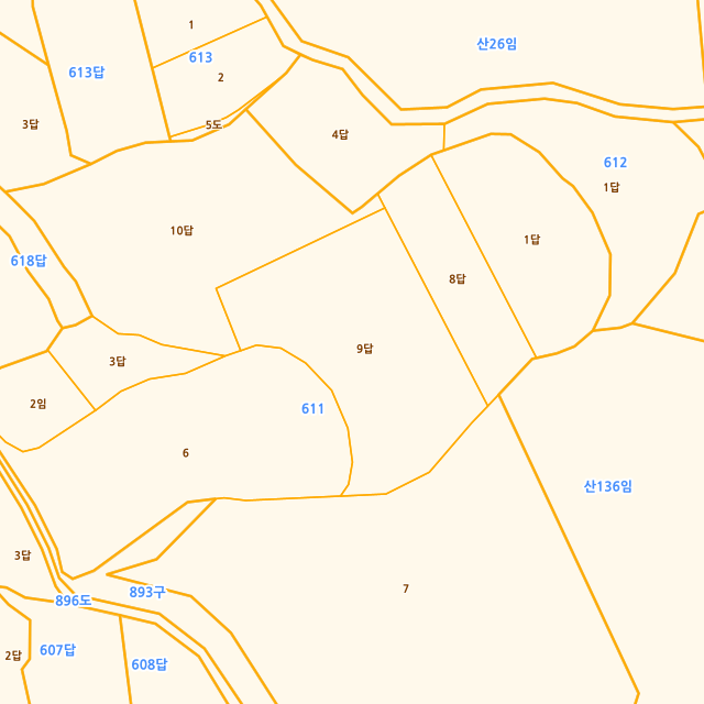 경상북도 포항시 남구 오천읍 세계리 641-2 지적도