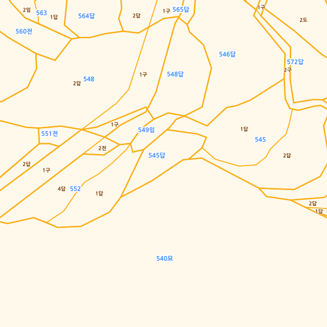 경상북도 경주시 외동읍 신계리 545 지적도