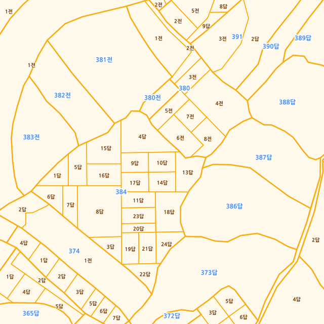 경상북도 김천시 문당동 384-10 지적도