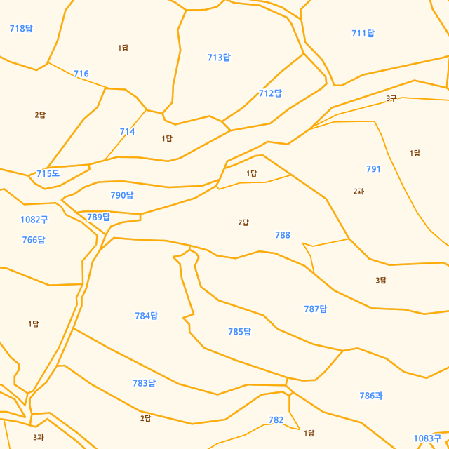 경상북도 김천시 봉산면 신암리 788-2 지적도