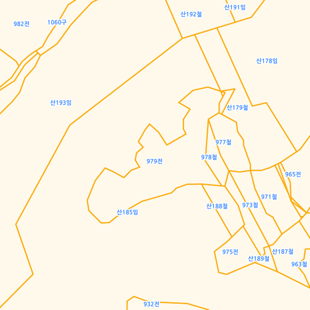 경상북도 안동시 안막동 979 지적도