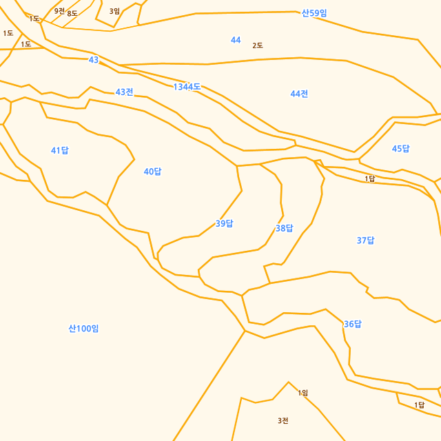 경상북도 문경시 동로면 석항리 39 지적도