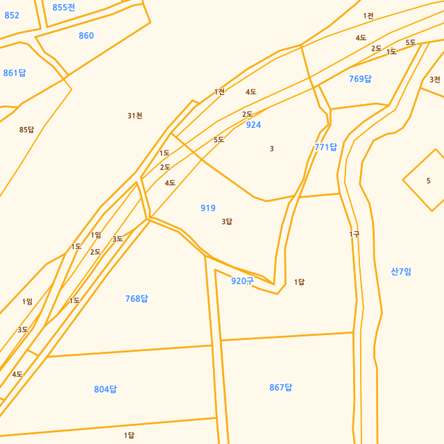 경상북도 성주군 수륜면 수성리 919-3 지적도