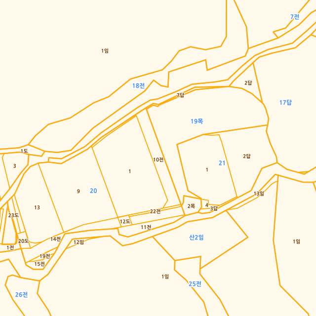 경상북도 봉화군 봉화읍 삼계리 20-10 지적도