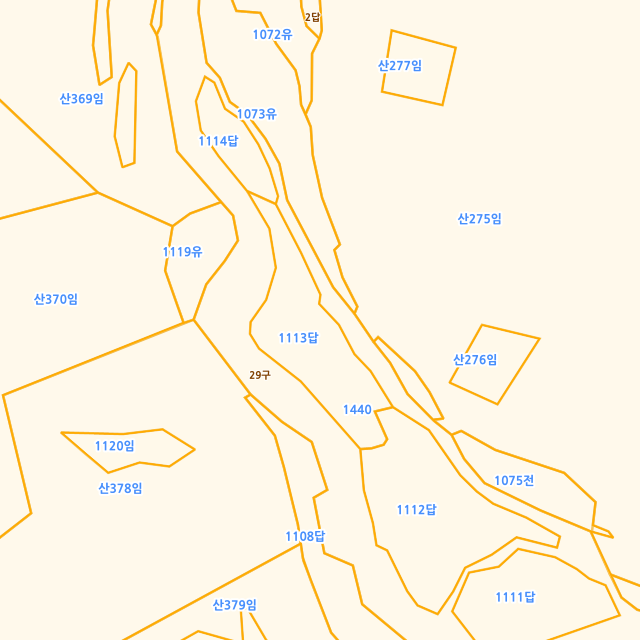 경상남도 창원시 마산합포구 진동면 동전리 1113 지적도