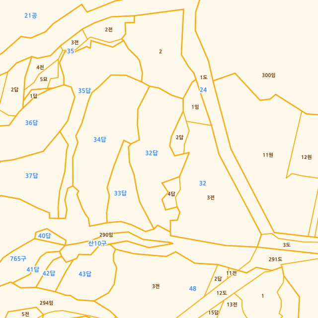 경상남도 창원시 진해구 장천동 32 지적도