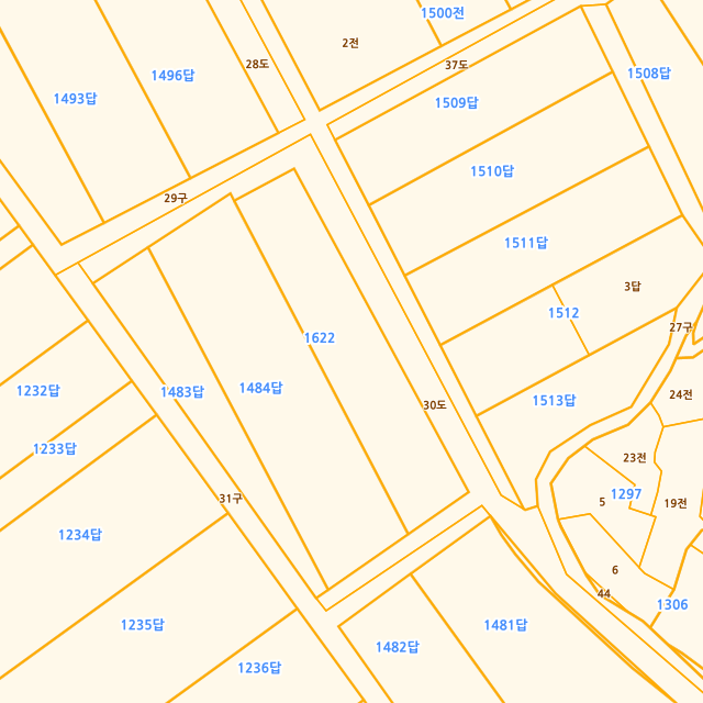 경상남도 사천시 사천읍 두량리 1486 지적도