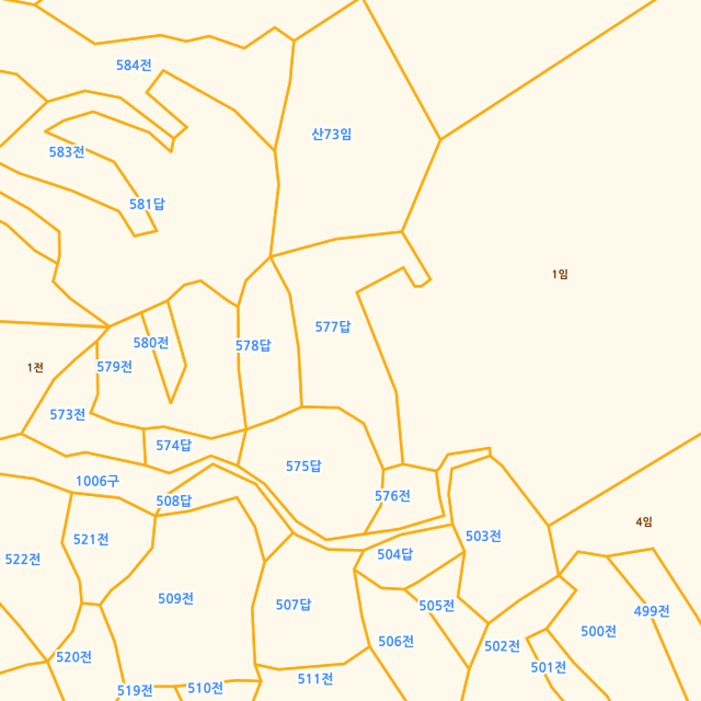 경상남도 김해시 대동면 주동리 577 지적도