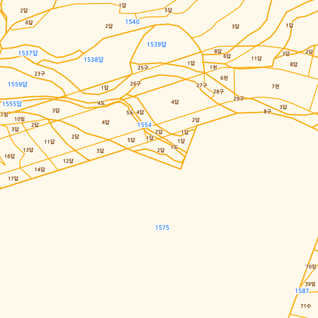 경상남도 거제시 아주동 1556 지적도