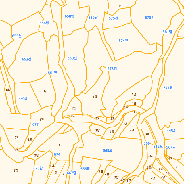 경상남도 거제시 일운면 구조라리 663-1 지적도