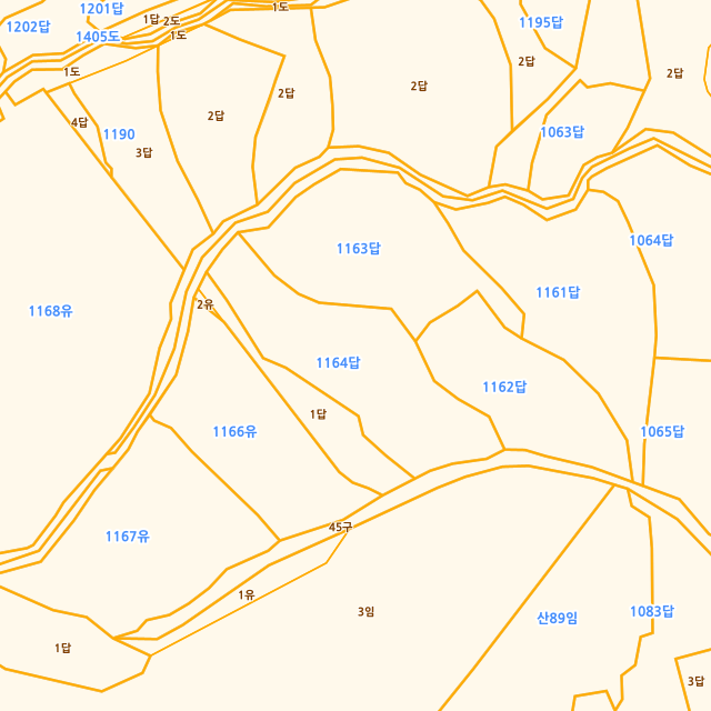 경상남도 거제시 일운면 지세포리 1164 지적도