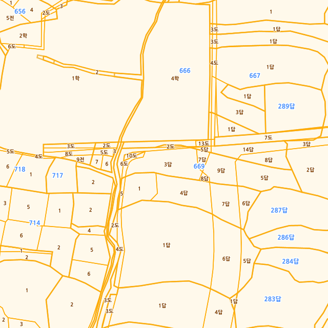 경상남도 거제시 연초면 오비리 669-3 지적도