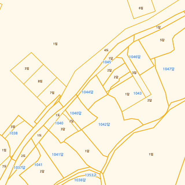 경상남도 함안군 산인면 입곡리 1044 지적도