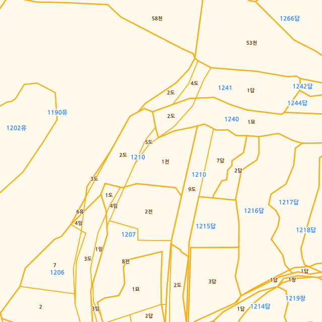 경상남도 창녕군 창녕읍 옥천리 1210-1 지적도