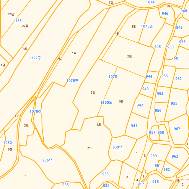 경상남도 창녕군 영산면 월령리 1075-3 지적도