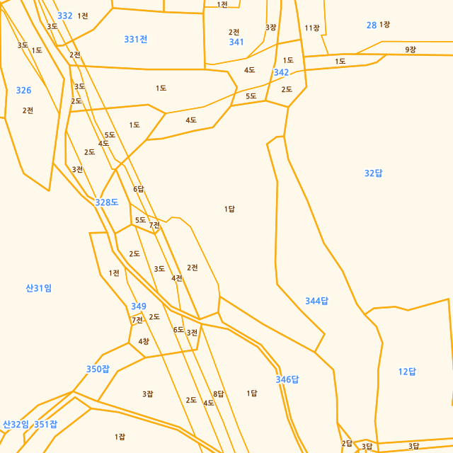 경상남도 고성군 마암면 삼락리 329-1 지적도