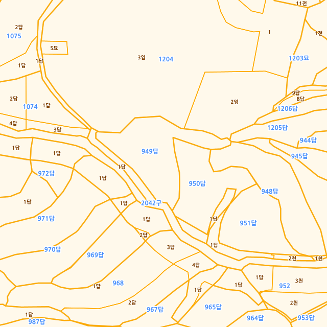 경상남도 남해군 삼동면 동천리 949 지적도