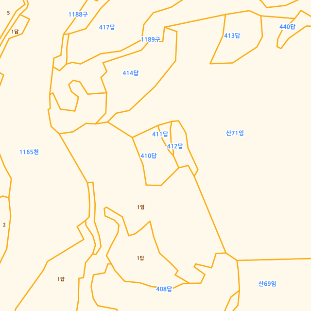 경상남도 하동군 화개면 부춘리 410 지적도