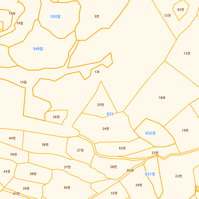 경상남도 거창군 거창읍 송정리 632-25 지적도