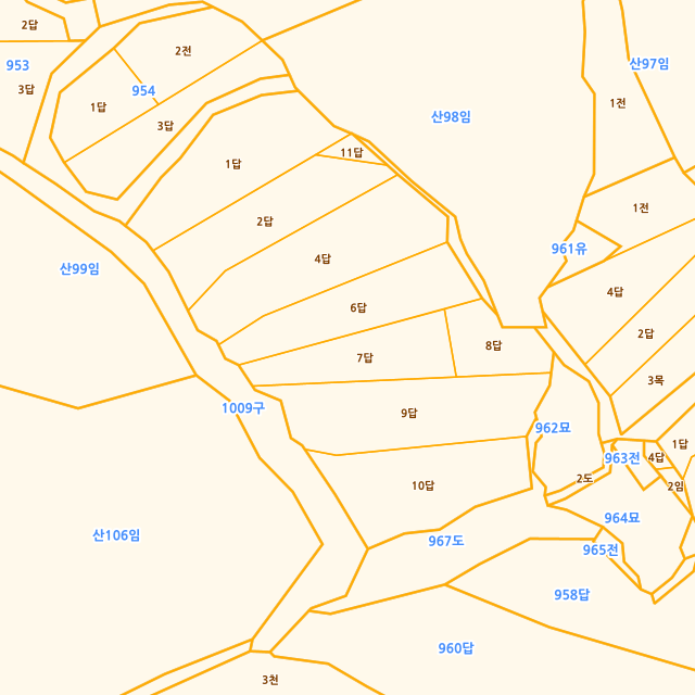 경상남도 합천군 봉산면 노곡리 955-7 지적도