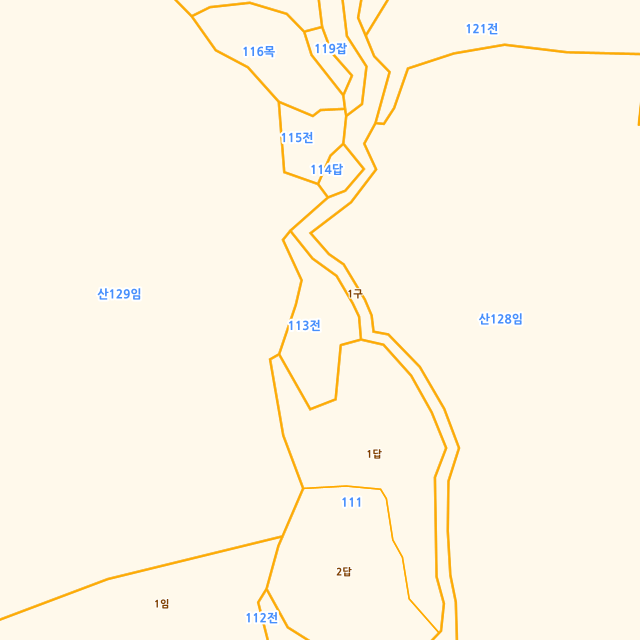경상남도 합천군 야로면 나대리 113 지적도