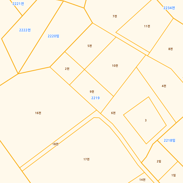 강원특별자치도 횡성군 강림면 강림리 2219-9 지적도