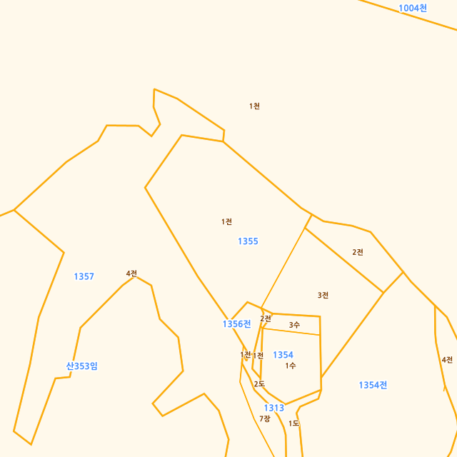 강원특별자치도 영월군 남면 연당리 1355-1 지적도