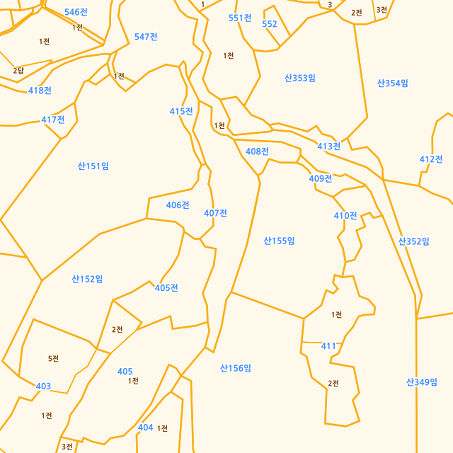 강원특별자치도 영월군 주천면 금마리 407 지적도