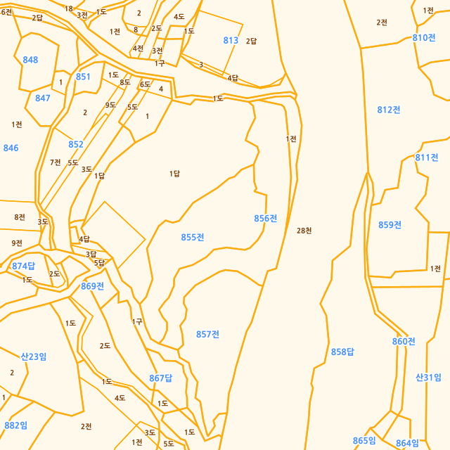 강원특별자치도 영월군 무릉도원면 운학리 856 지적도